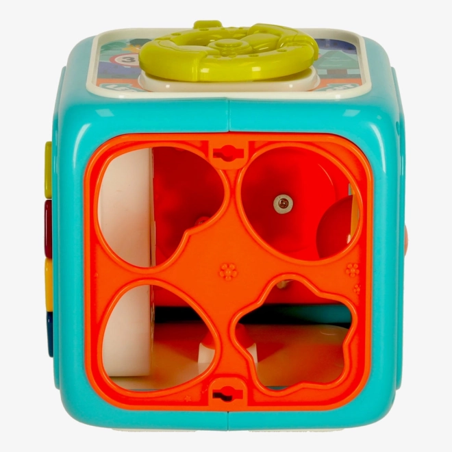 Interactive Educational Sorting Cube Blue