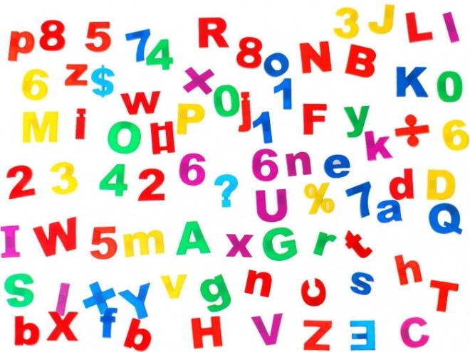 Magnetic Alphabet and Numbers Educational Set