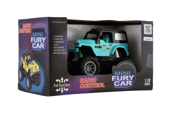 Remote Control Blue Off-Road Car