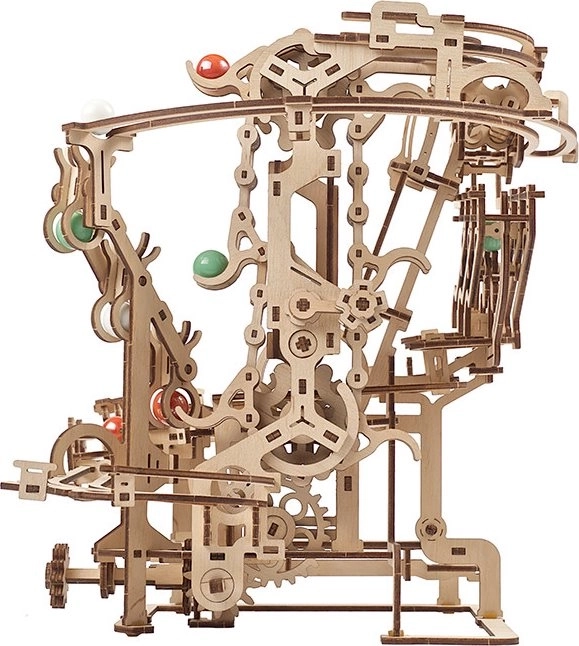 Ugears Wooden 3D Mechanical Puzzle Marble Run