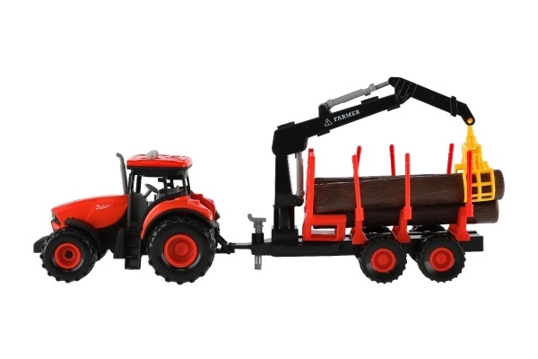 Zetor Tractor with Trailer and Loading Arm