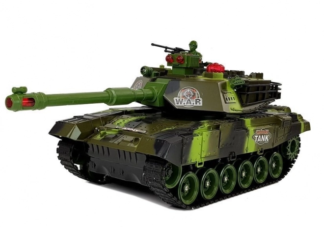 Large Remote Control Tank with Lights and Shooting Sounds