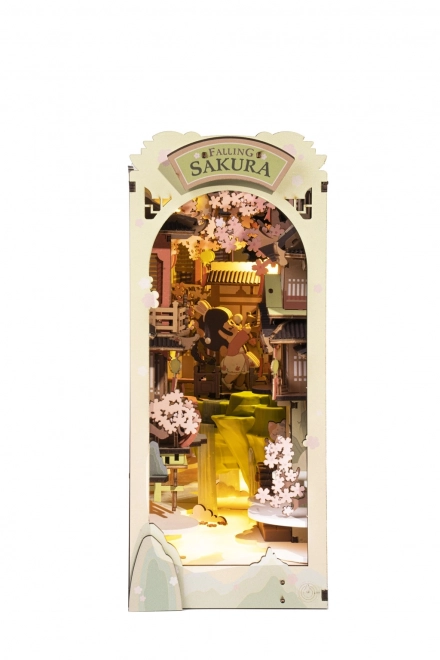 Falling Sakura Bookend 3D Puzzle