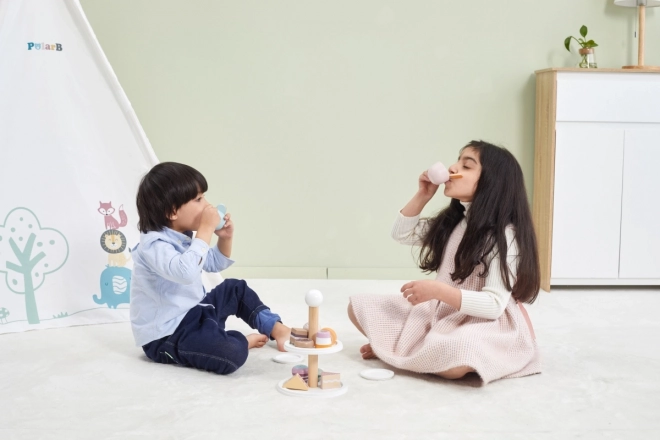 Wooden Tea Set for Kids