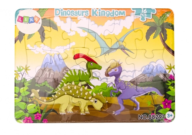 Colorful Dinosaur Puzzle for Kids