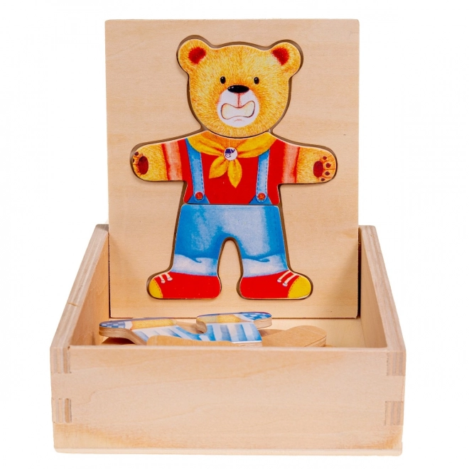 Wooden Puzzle Bear Boy