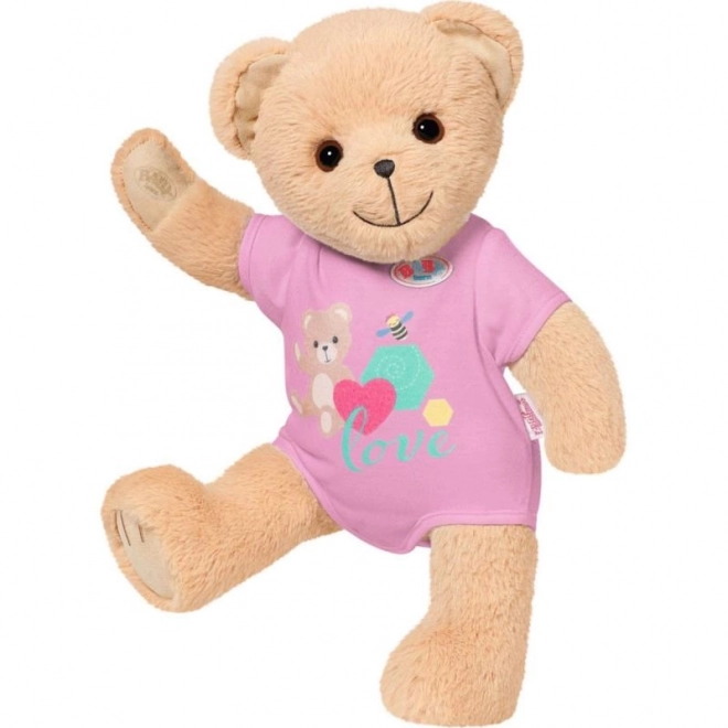 Baby Born Teddy in Pink Outfit