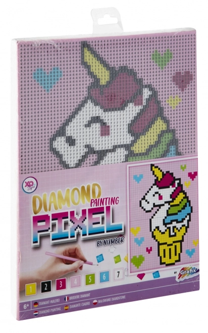 Grafix Diamond Painting Unicorn 15x20cm