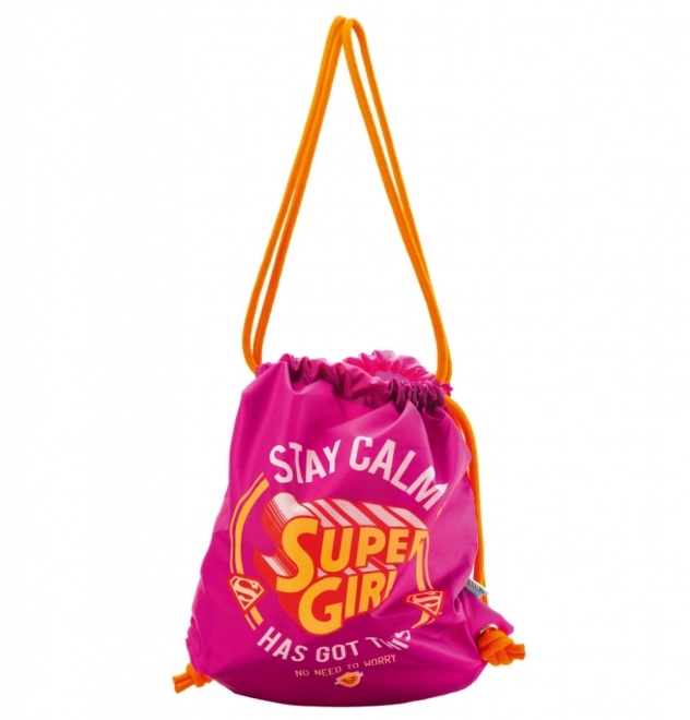 Supergirl Stay Calm Shoe Bag