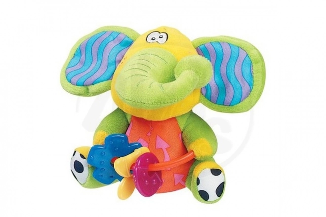 Crinkling Elephant with Teethers