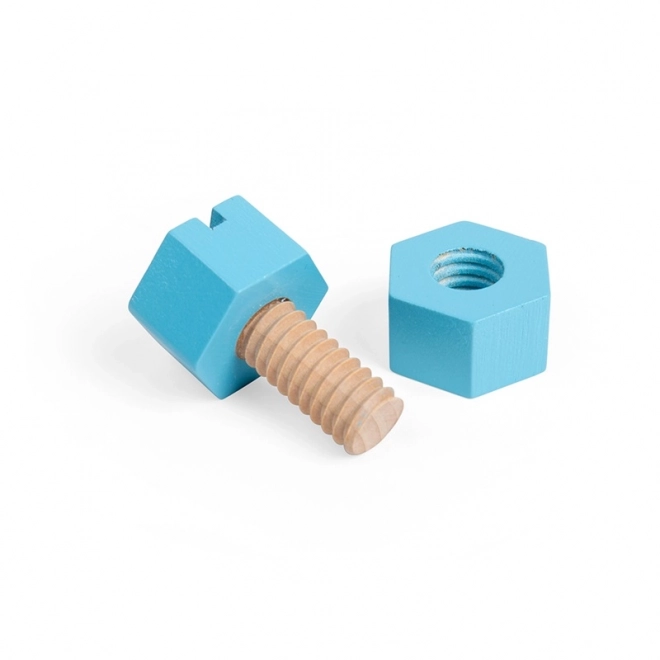 Wooden Nuts and Bolts Set