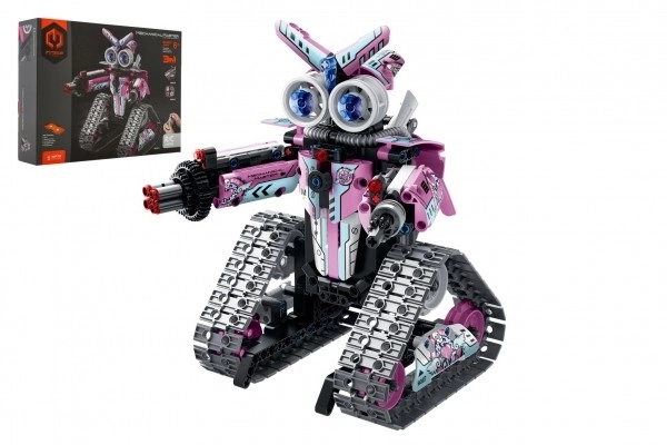 Foldable RC Robot with Lights and Sound – Pink