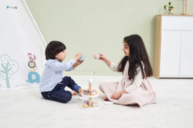 Wooden Tea Set for Kids