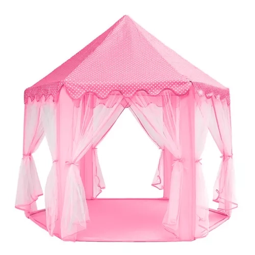 Pink Children's Tent Palace for Home and Garden