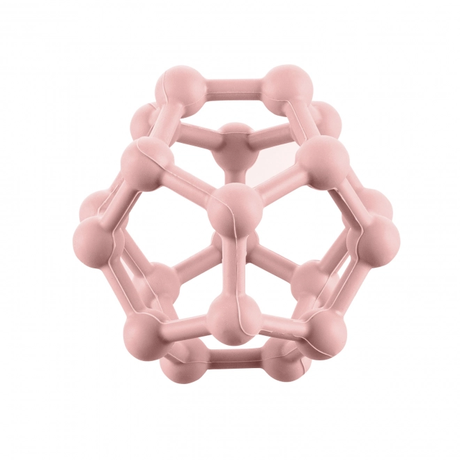 Silicone Teether Atom Old Pink