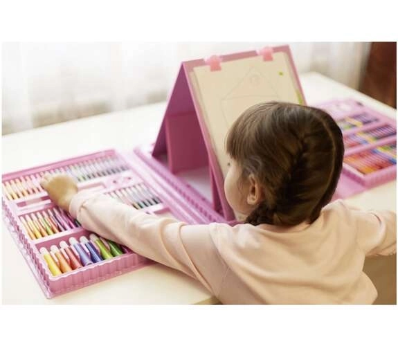 Deluxe Art Set with 208 Pieces in Carrying Case