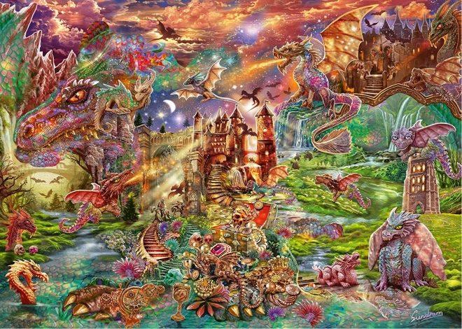 Dragon Treasure Puzzle 2000 Pieces