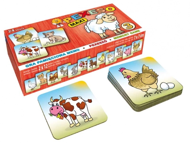 Animal Yard Memory Game