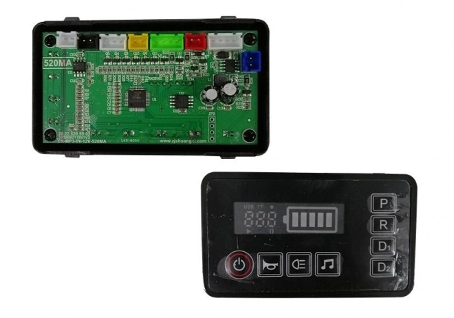 Music Control Panel for Battery-Powered Vehicle