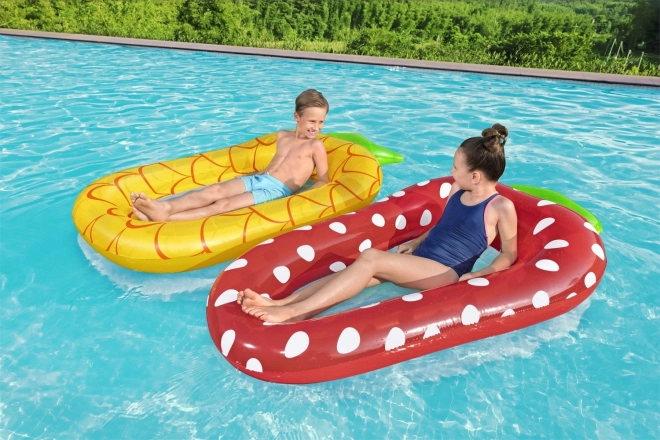 Bestway Children Strawberry Air Mattress with Mesh Bottom