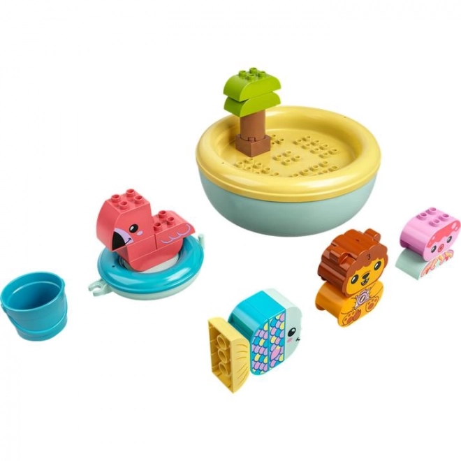 Duplo Bath Time Fun: Floating Island with Animals