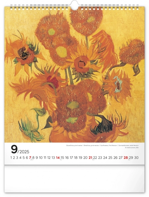 Wall Calendar Vincent van Gogh 2025