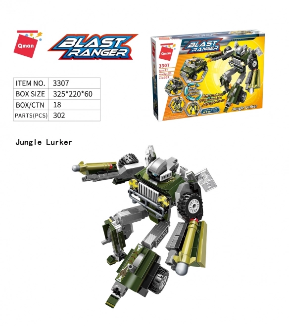 Blast Ranger Jungle Lurker Transforming Toy