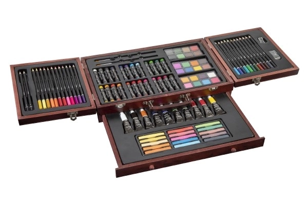 Art Box Creativity Set in Wooden Case