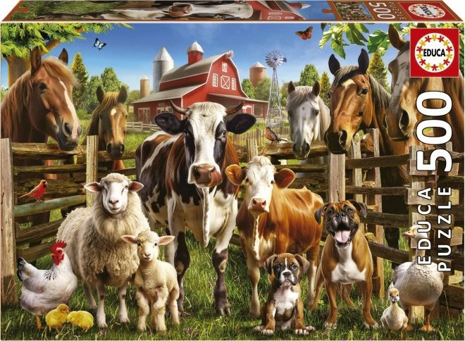 Farm Friends Puzzle 500 Pieces