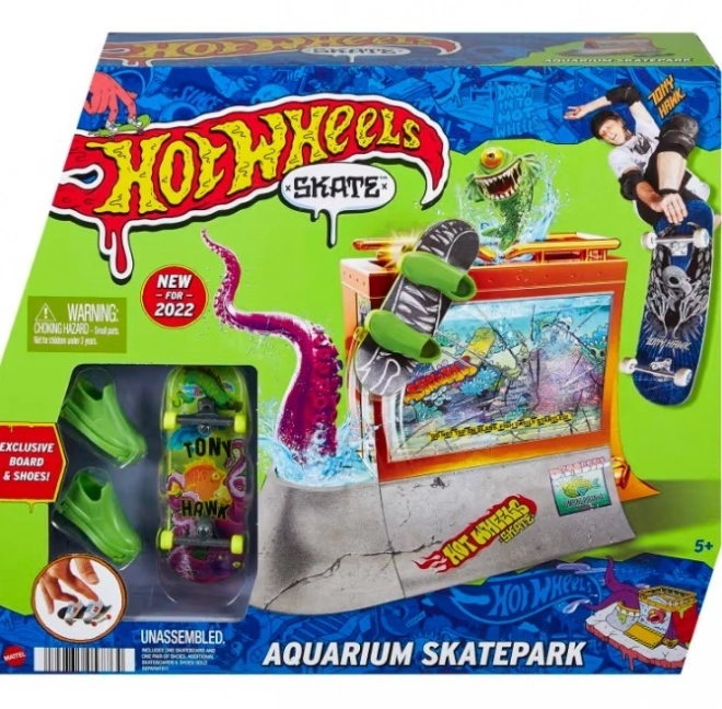 Play Set Hot Wheels Skatepark Aquarium