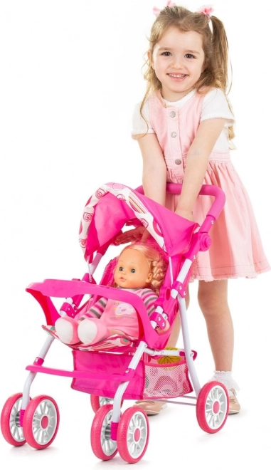 Chipolino sport stroller for dolls Dolly multicolor