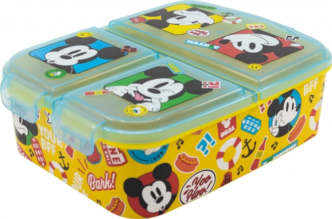 Stor multi compartment lunch box Mickey Mouse