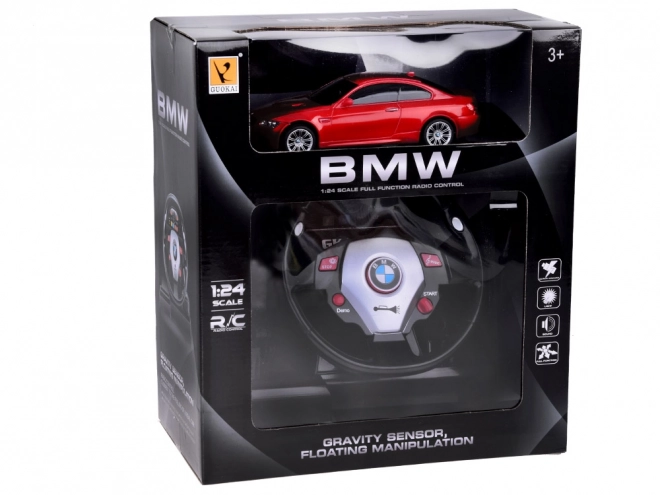 Sporty BMW Remote Controlled Car with Steering Wheel
