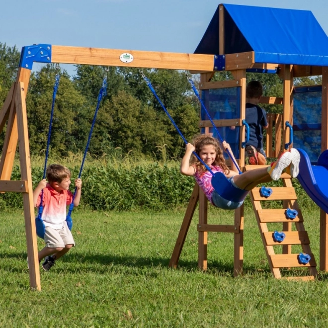 Wooden Playground Aurora House with Slide