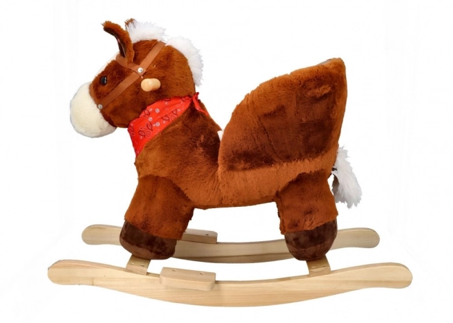 Brown Rocking Horse with Seat