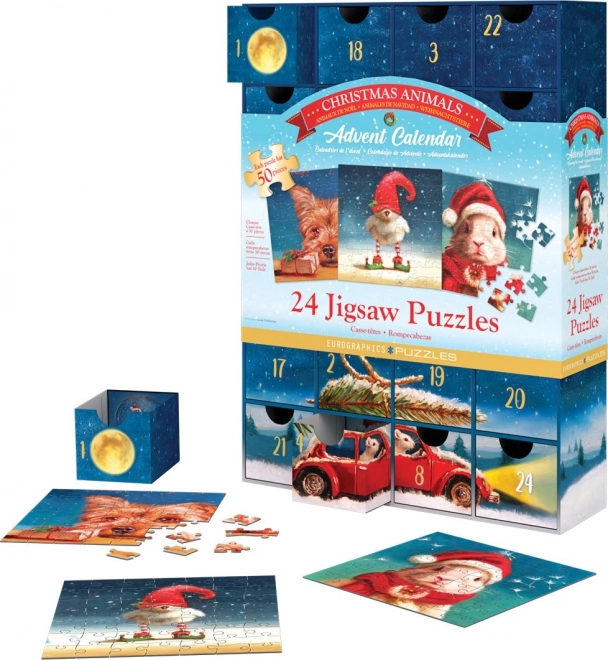 Eurographics Advent Calendar Puzzle: Christmas Animals