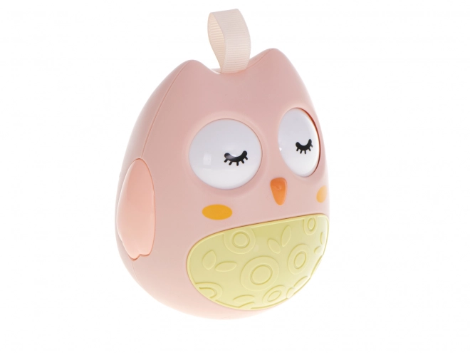 Sensory Blue Owl Toy – Pink