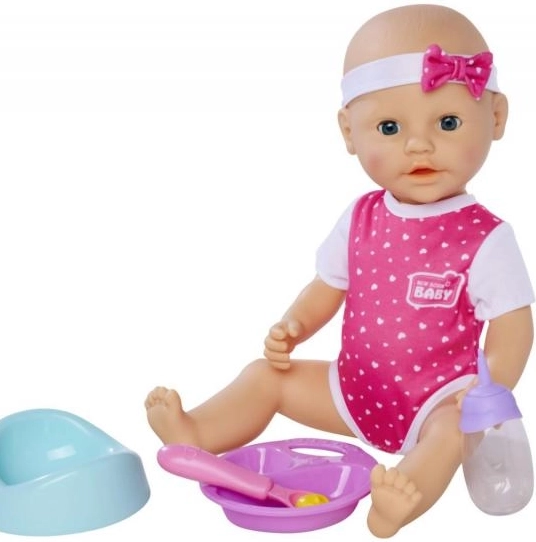 Poupée Nouveau-Né Affamé 38 cm