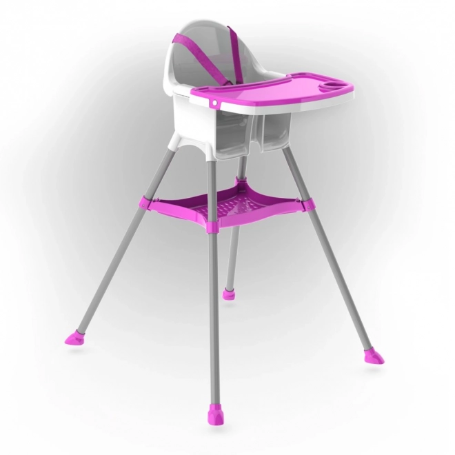 Doloni High Chair White-Purple