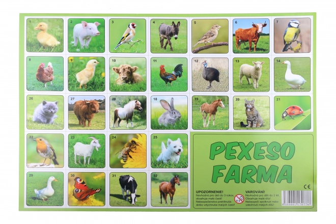 Farm Photo Memory Game