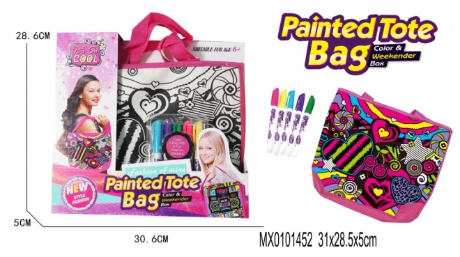 Color Your Own City Handbag