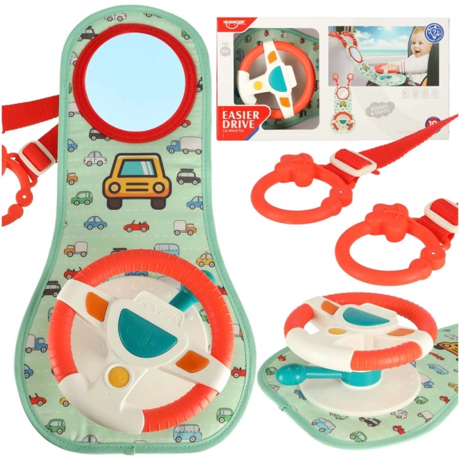 Interactive Steering Wheel Toy with Sounds