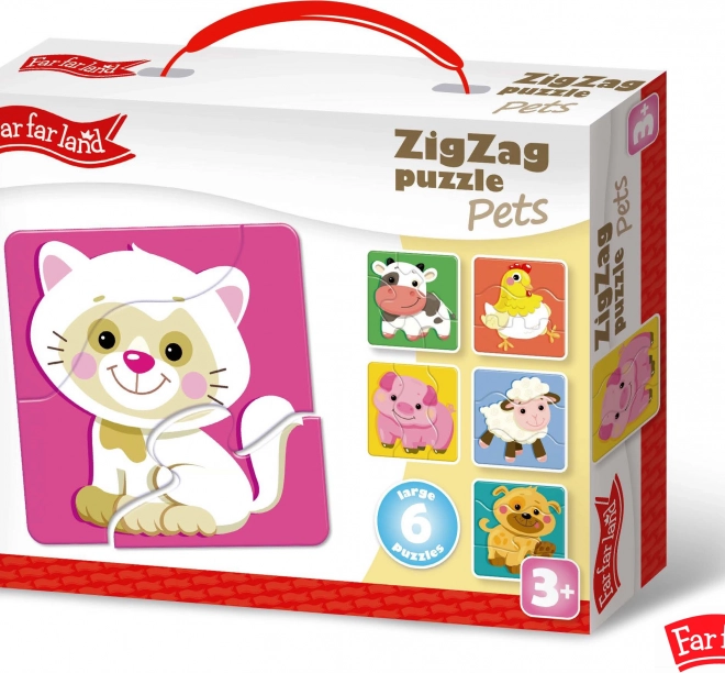 Puzzle ZigZag Ljubimci Far Far Land