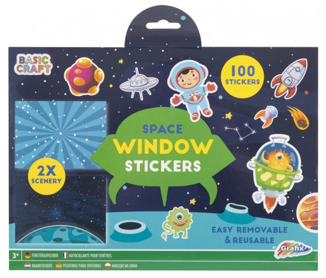 Creative Window Sticker Set with Scenes