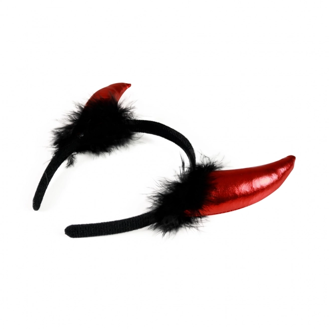 Devil Horns with Feathers