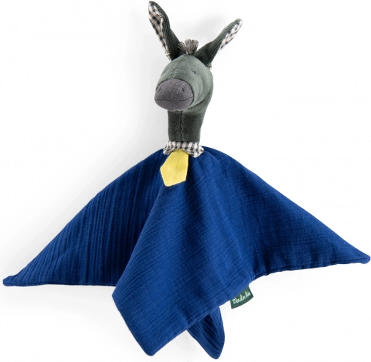 Mousseline knuffeldoekje Ezel Moulin Roty