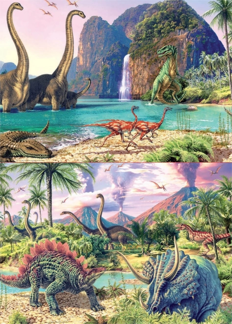 Educa Dinosaur Panorama Puzzle Set