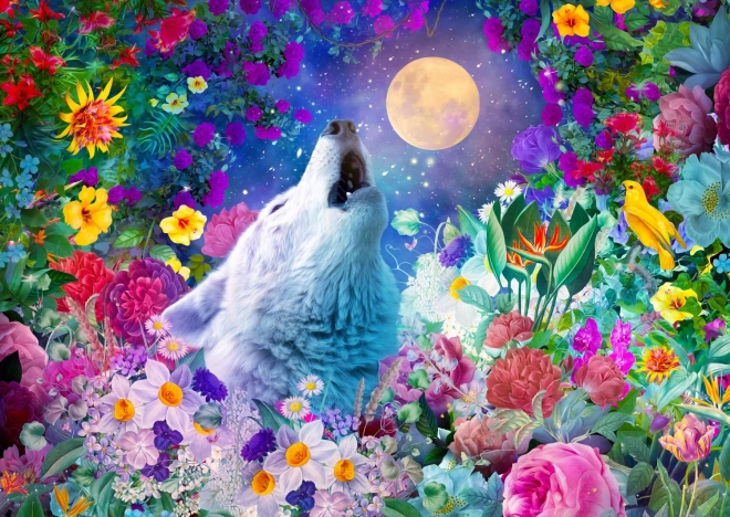 Enjoy wolf moon puzzle 1000 pieces