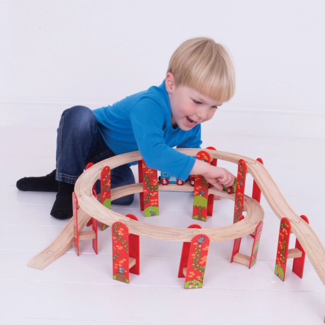 Bigjigs Rail Multi-Level Track Set