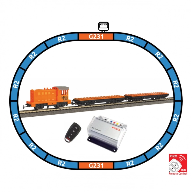 Piko MyTrain Starter Set with Diesel Locomotive